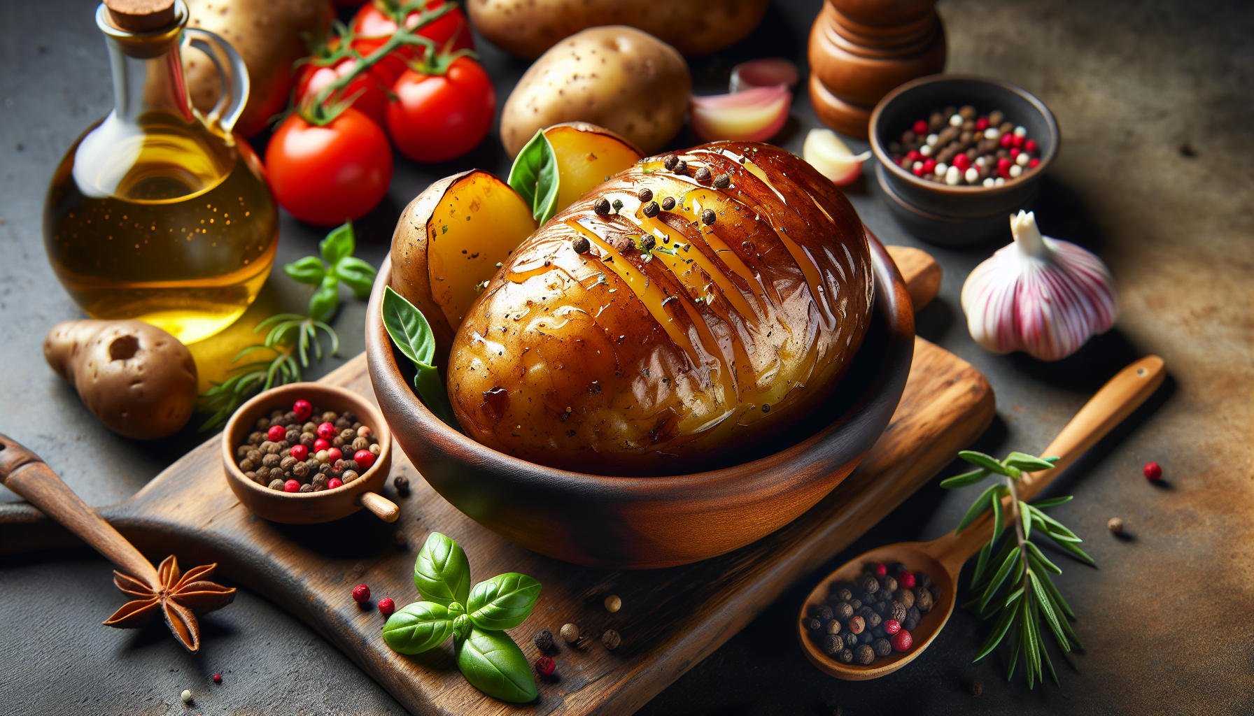 Patate al forno con buccia